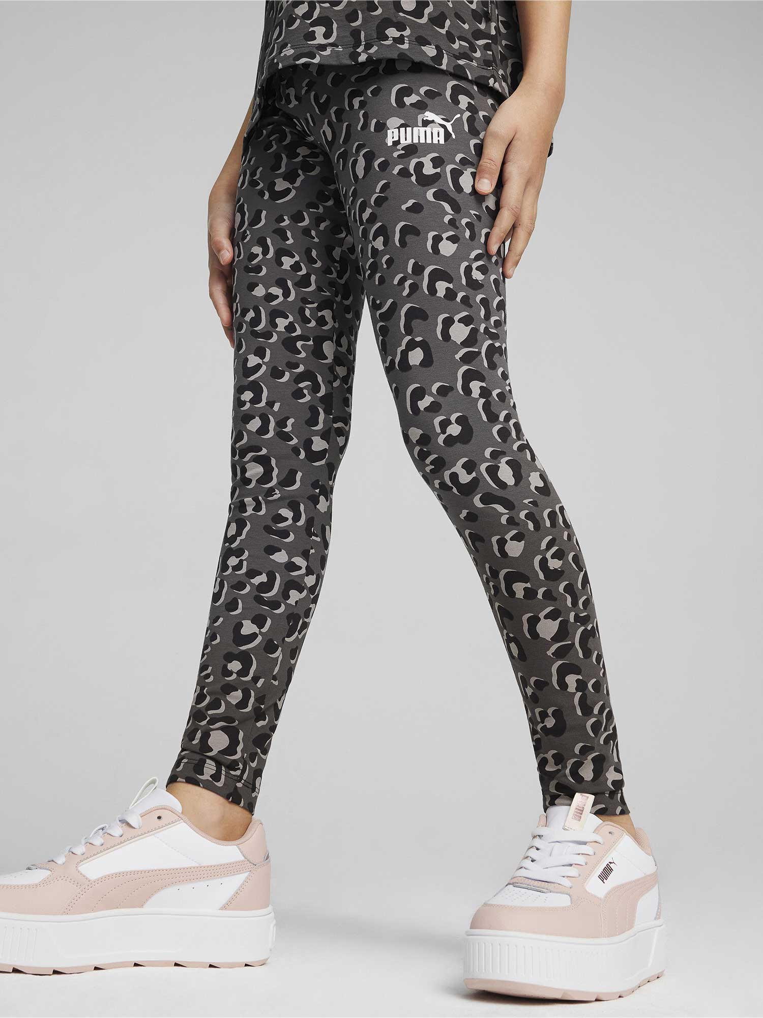 

Тайтсы Puma ESS+ ANIMAL AOP Leggings G, черный