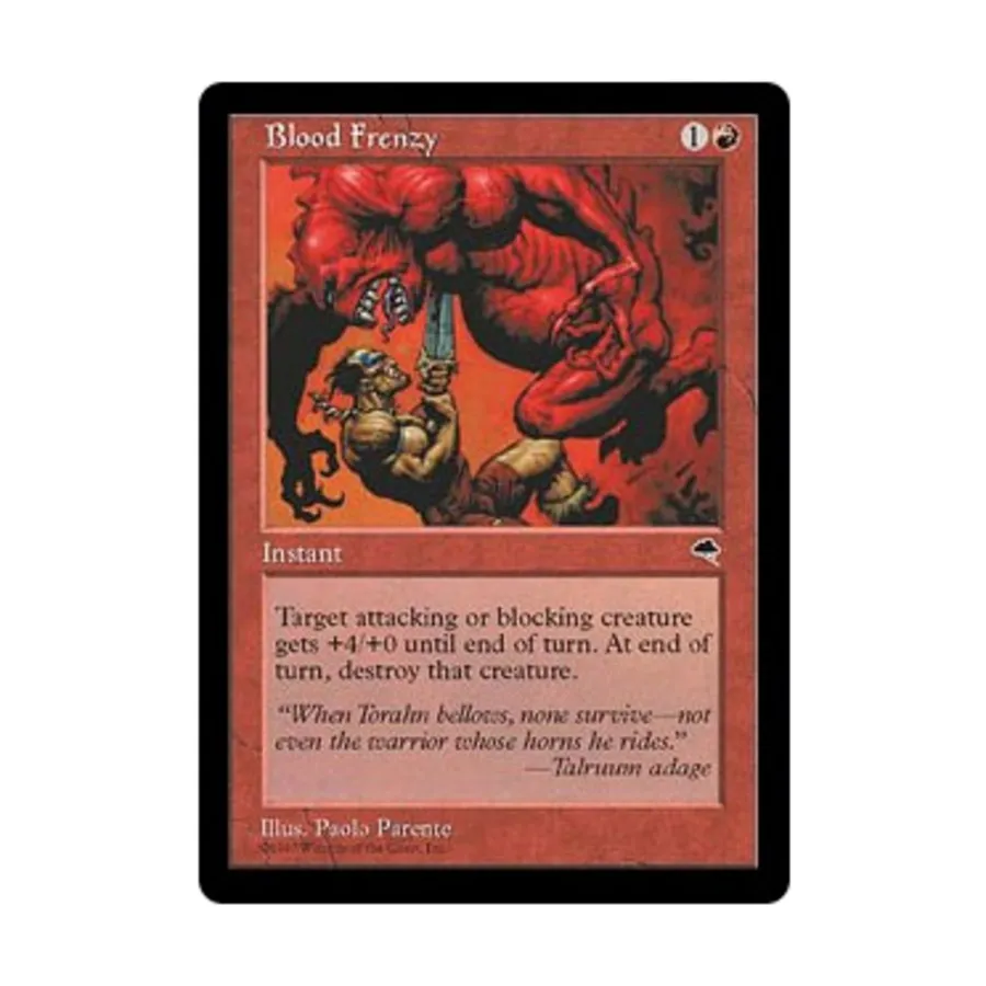 

CCG Кровавое безумие (С), MTG - Tempest