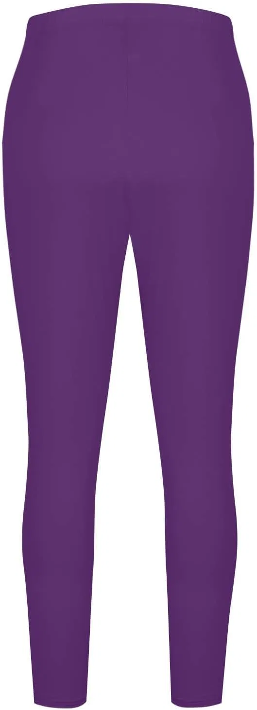 Леггинсы для тренировок с карманами, высокие, Purple — фото 3