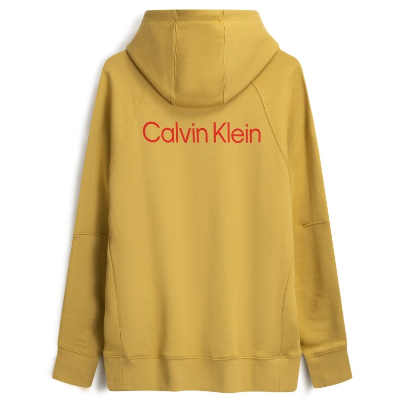 Толстовка унисекс желтая Calvin Klein, желтый — фото 2
