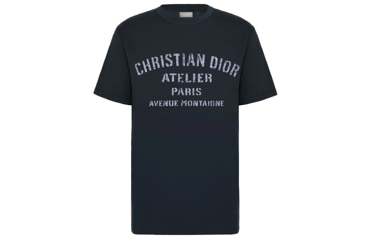 

Футболка свободного покроя "Christian Atelier" Dior, синий