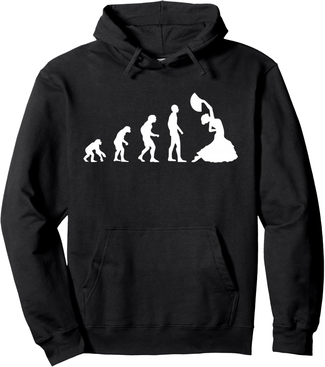 

Худи с надписью «Эволюция танца фламенко в Испании» Flamenco Dance Gifts For Spanish Dancers, черный