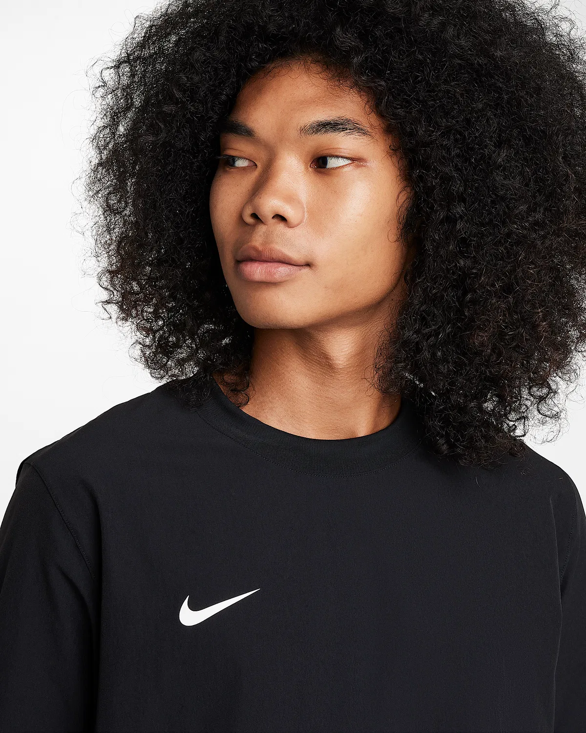 Мужская футболка Dri-FIT с круглым вырезом Nike Player, Black/White — фото 3