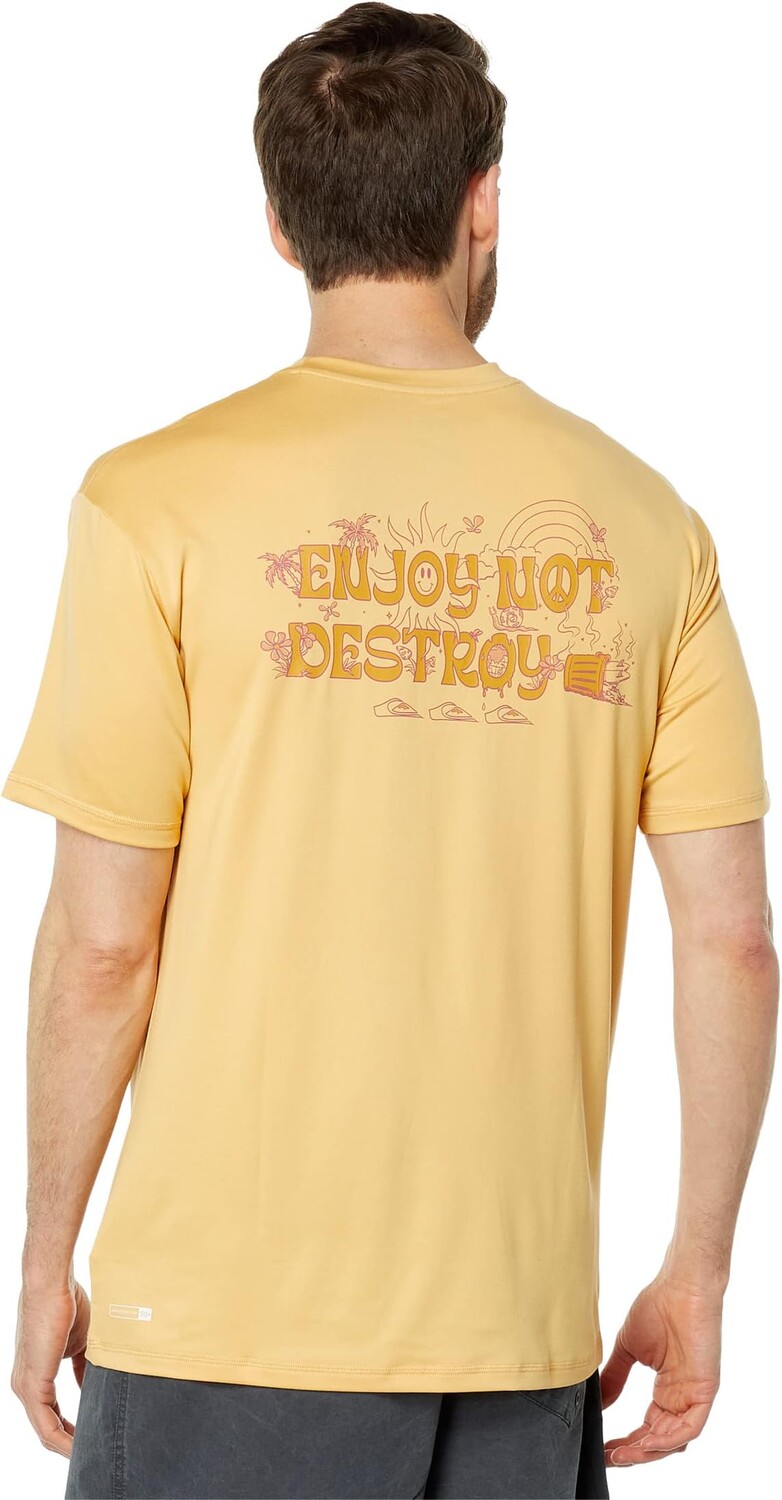 

Плавки Quiksilver Mix Session Short Sleeve Surf Tee, цвет Wheat