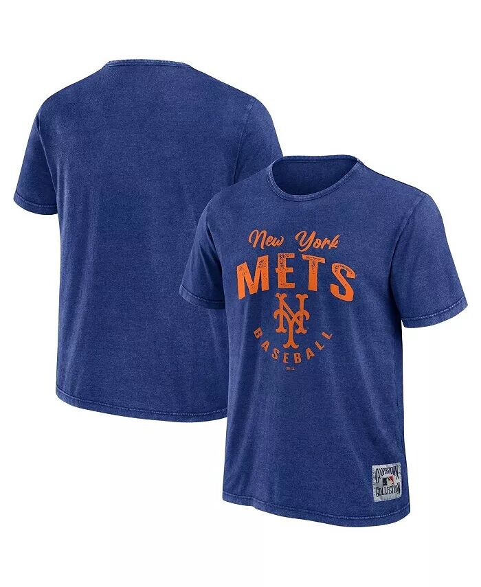 

Мужская футболка Royal Boston Red Sox Cooperstown Collection Washed Fanatics