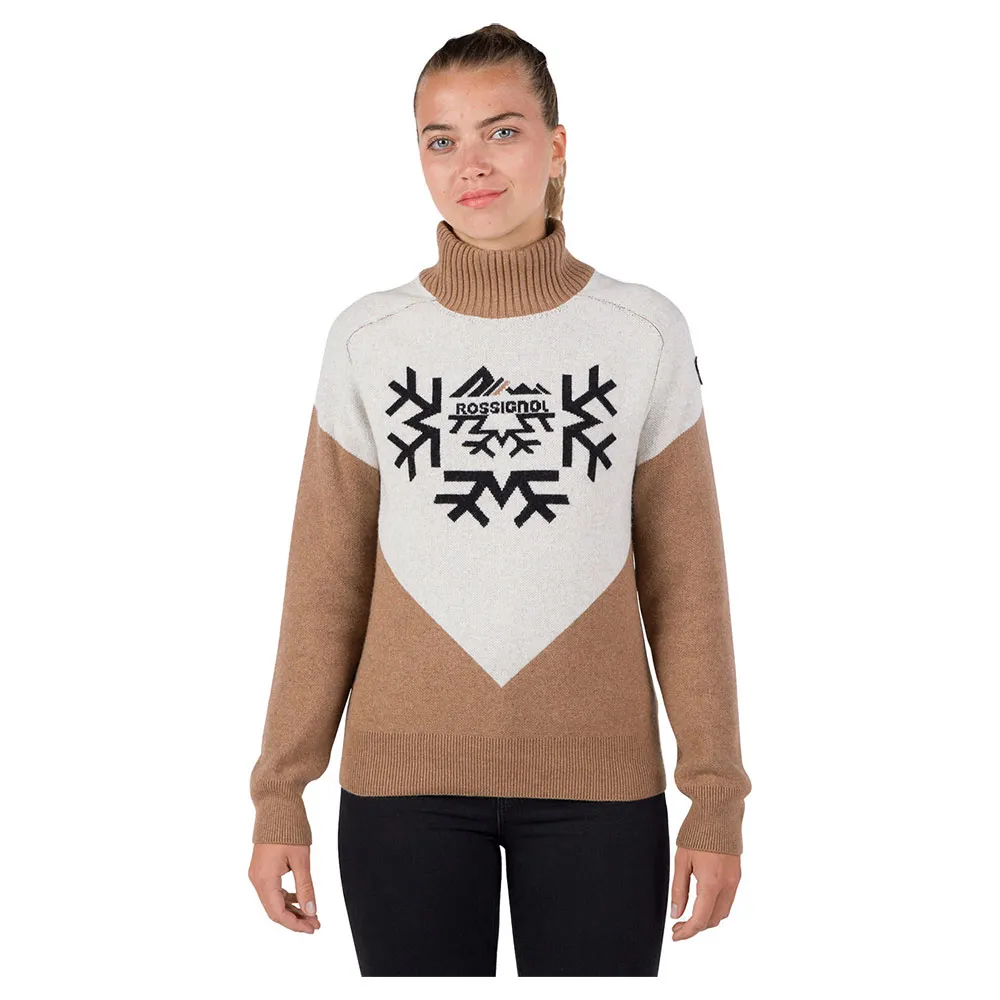 

Свитер Rossignol Cieloalto Turtle Neck, коричневый