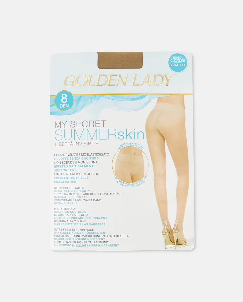 

Натуральные базовые колготки Golden Lady
