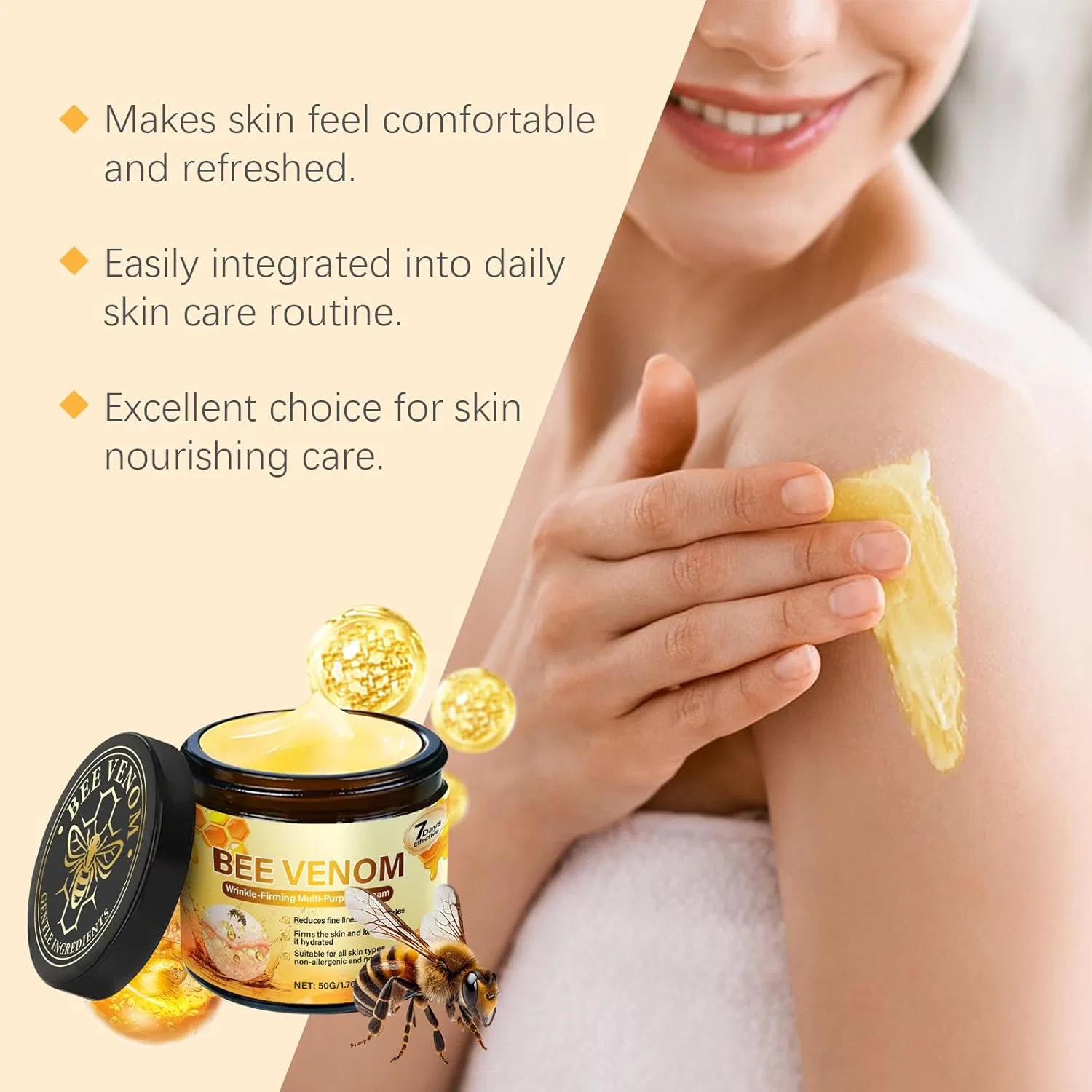 Крем для тела Bee Venom Skin Firming Cream SKZKK 6 шт 50 г — фото 3