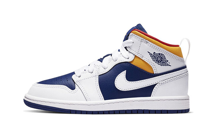 

Кроссовки Jordan 1 Mid Hite Deep Royal Blue