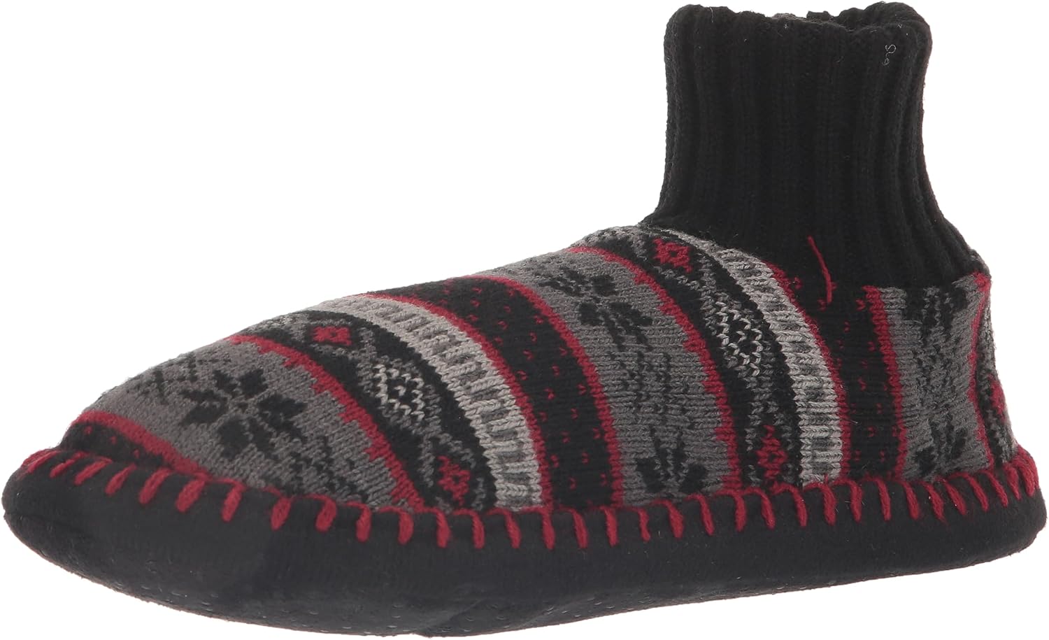 Тапочки MUK LUKS для мужчин с манжетой, Ebony/Sharkfin