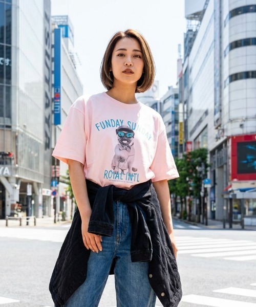 

Футболка с коротким рукавом, стандартный крой, принт с собакой Roial, угольно-серый