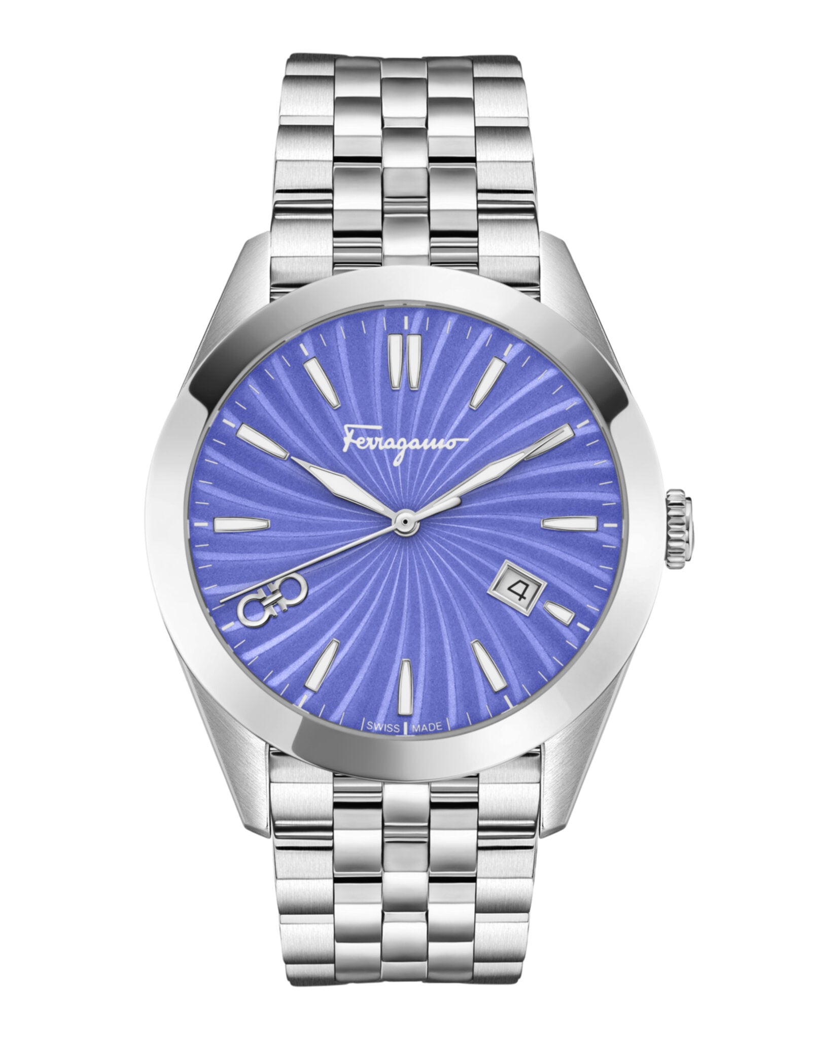 

Классические Часы Ferragamo Salvatore Ferragamo, цвет silver/stainless steel/purple