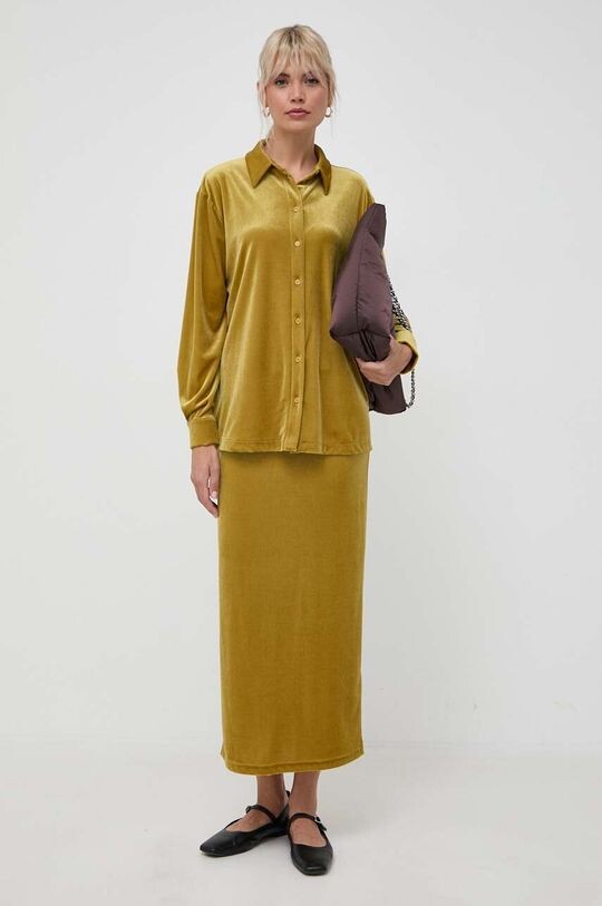 

Рубашка для отдыха Max Mara Max Mara Leisure, желтый