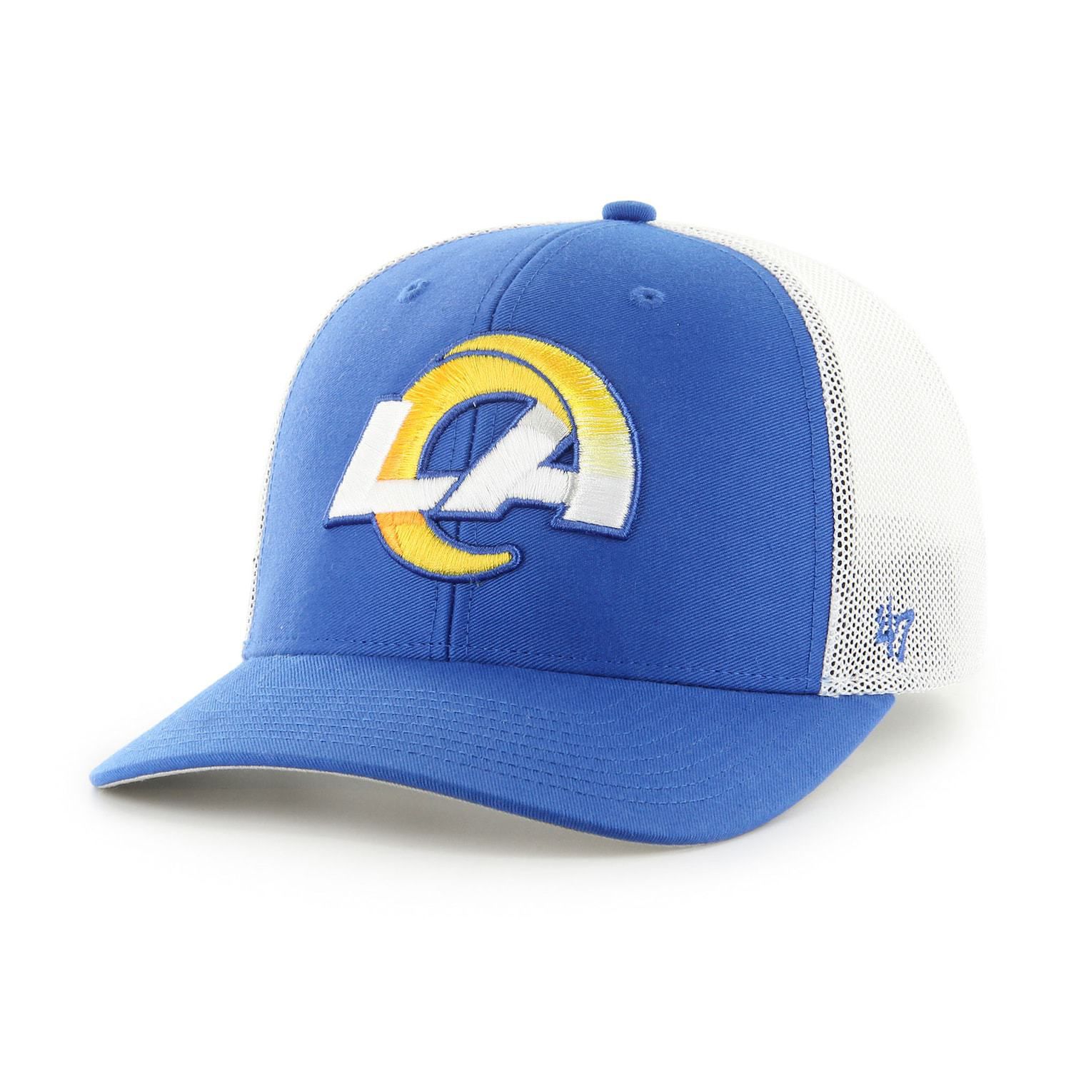 

Мужская кепка '47 Royal/White Los Angeles Rams Trophy Trucker Flex Hat