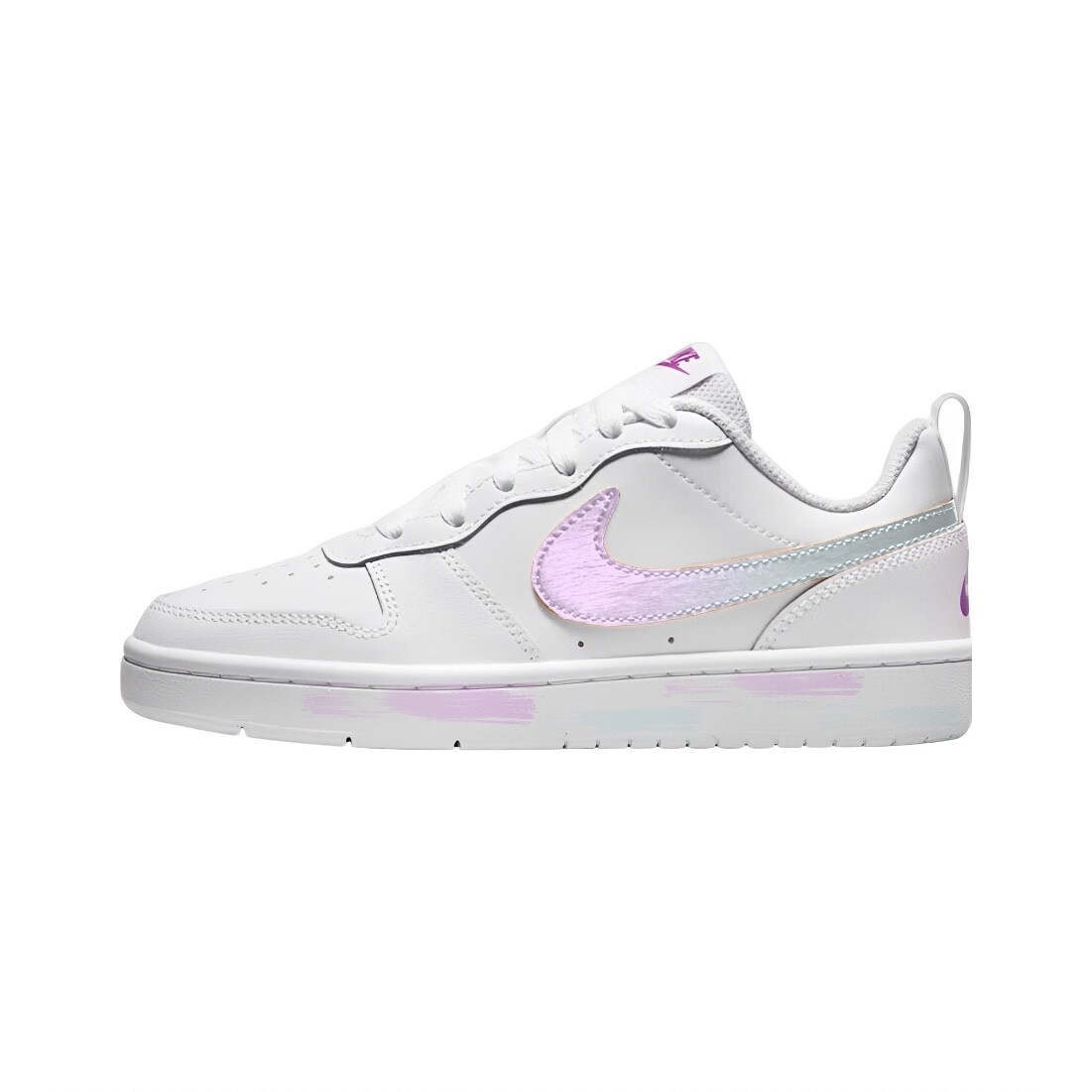

Кроссовки Nike Court Borough Skateboard Shoes Women's Low-Top Pink/White, Розовый, Кроссовки Nike Court Borough Skateboard Shoes Women's Low-Top Pink/White