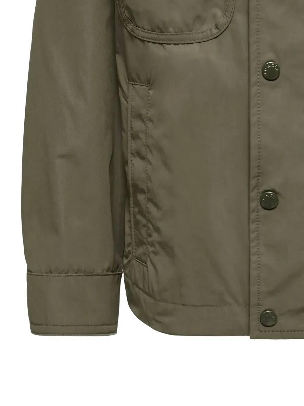 Стеганая куртка Kutlat на пуговицах Moncler Enfant, зеленый — фото 4