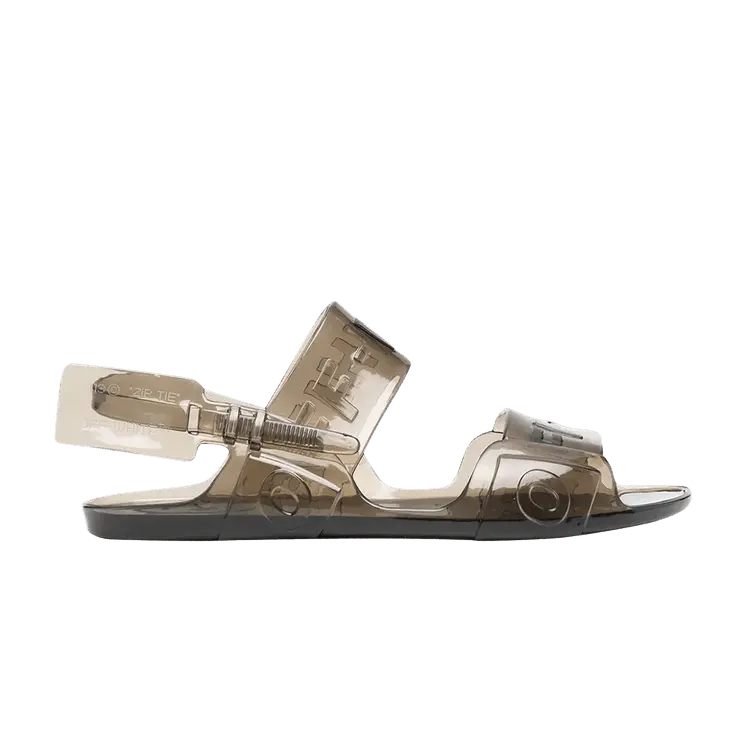 Сандалии Off-White Wmns Sheer Zip Tie Sandal, Jelly Brown