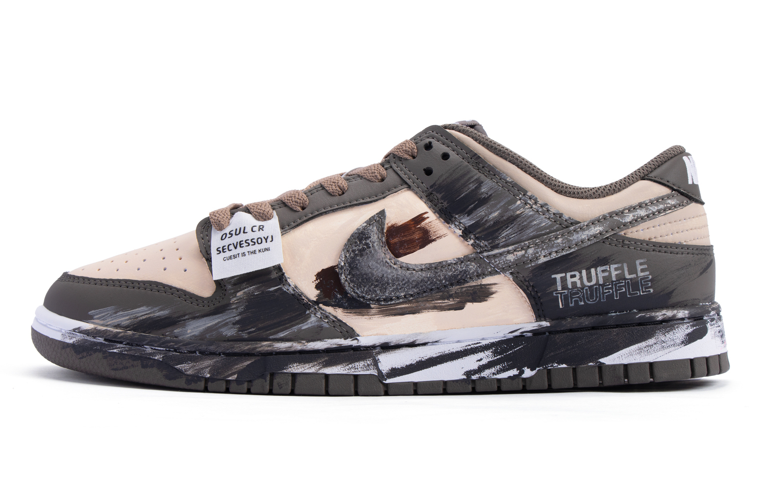 

Nike Кроссовки низкие Dunk Abrasion Resistant для скейтбординга мужские Brown Gray