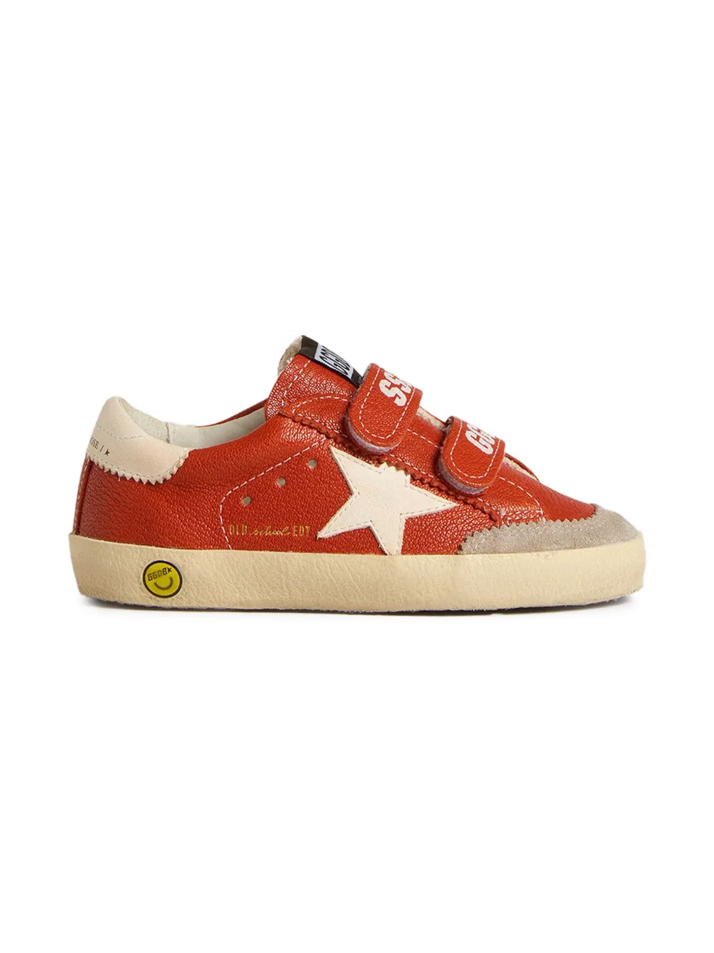 

Декорированные кроссовки на липучках GOLDEN GOOSE, красный
