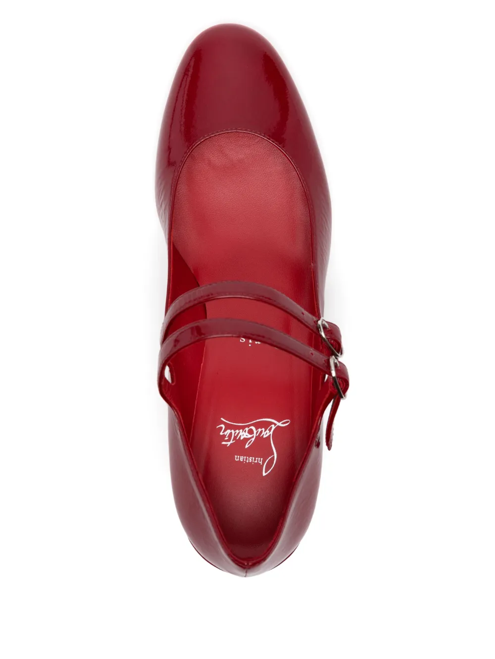 Туфли Miss Jane 55 Christian Louboutin, красный — фото 4