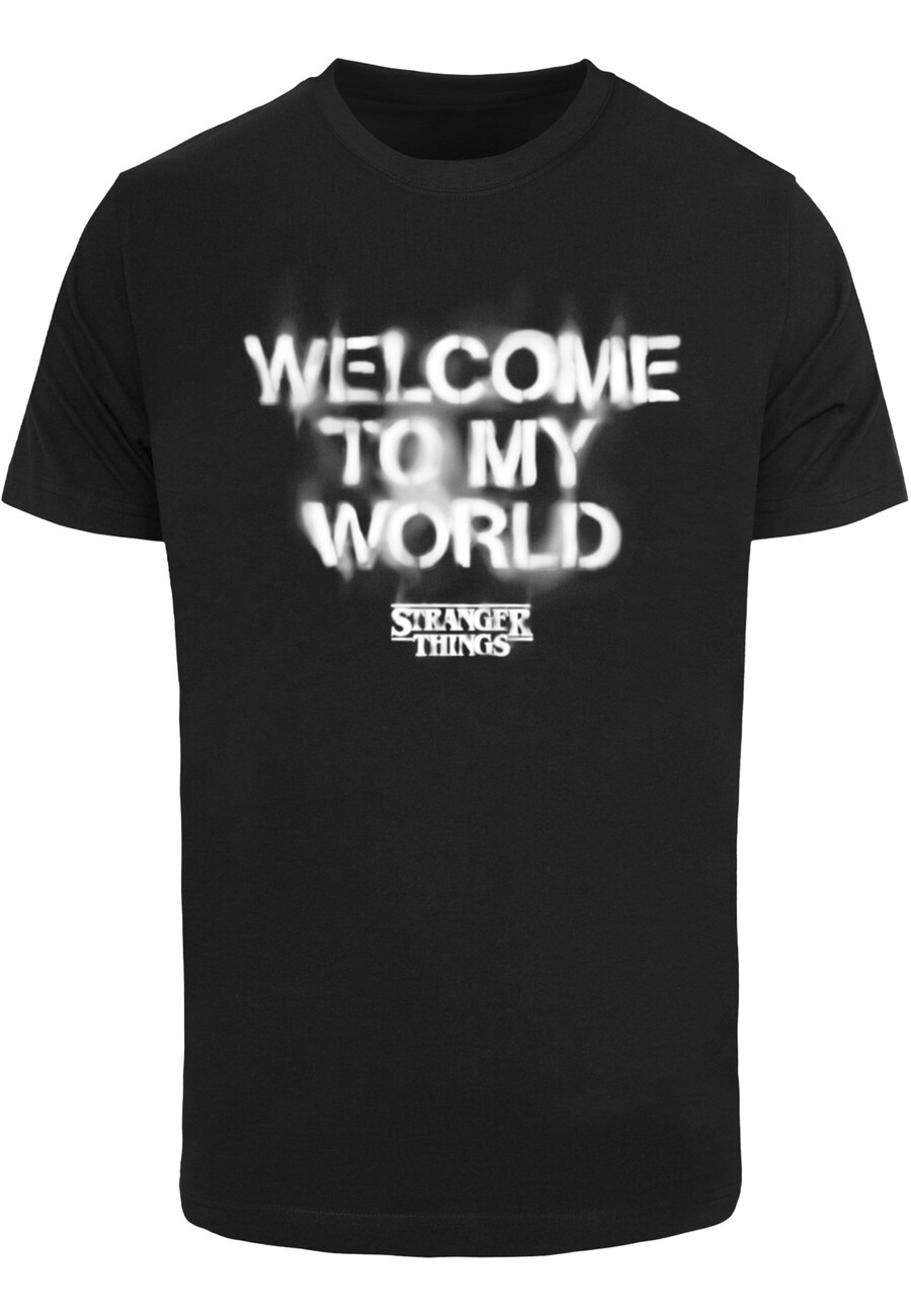 

Классическая футболка ABSOLUTE CULT Shirt Stranger Things - Welcome To My World, черный