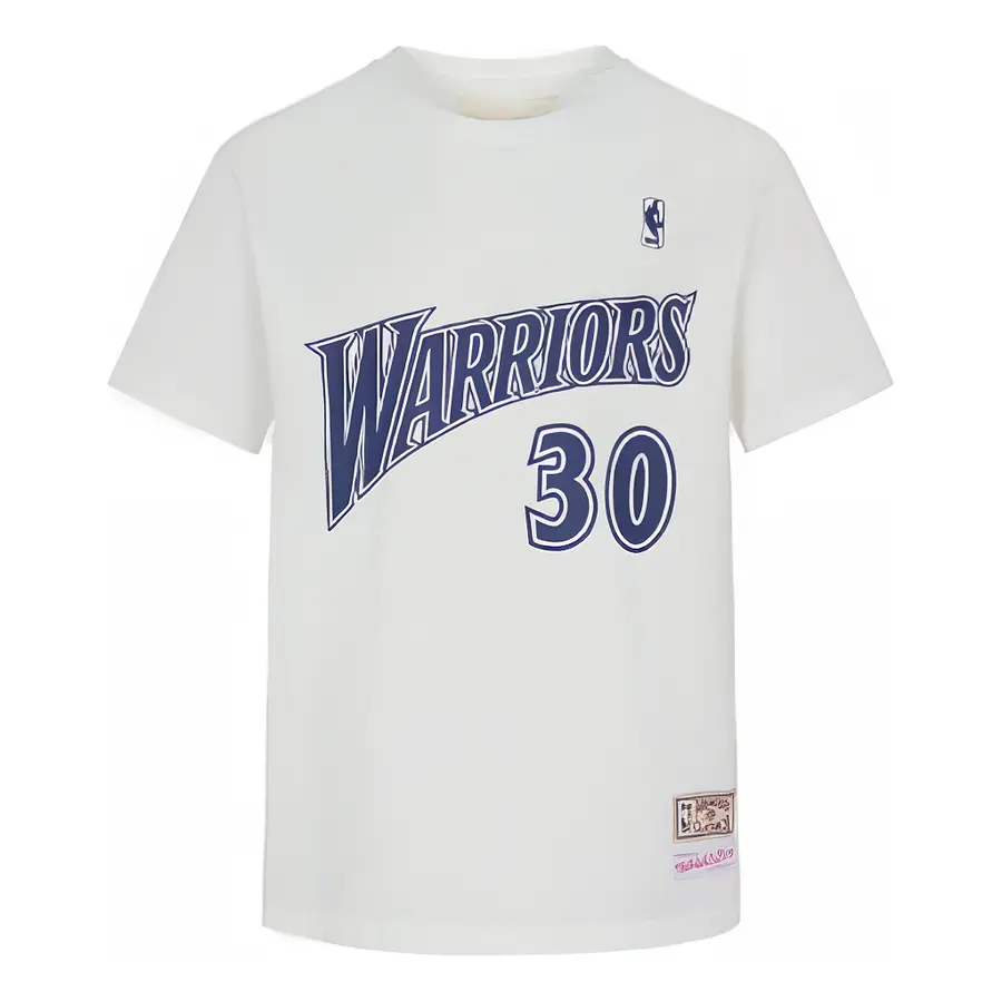 

Футболка Mitchell & Ness x NBA Golden State Warriors Name Number T-shirt 'Stephen Curry 30', белый