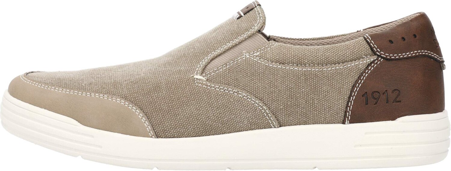 Лоферы City Walk Canvas Moc Toe Slip-On Nunn Bush, цвет Stone — фото 4