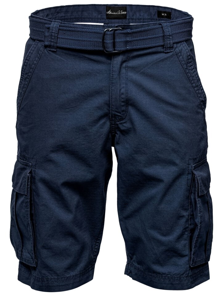 

Тканевые шорты Amaci&Sons, цвет navyblau