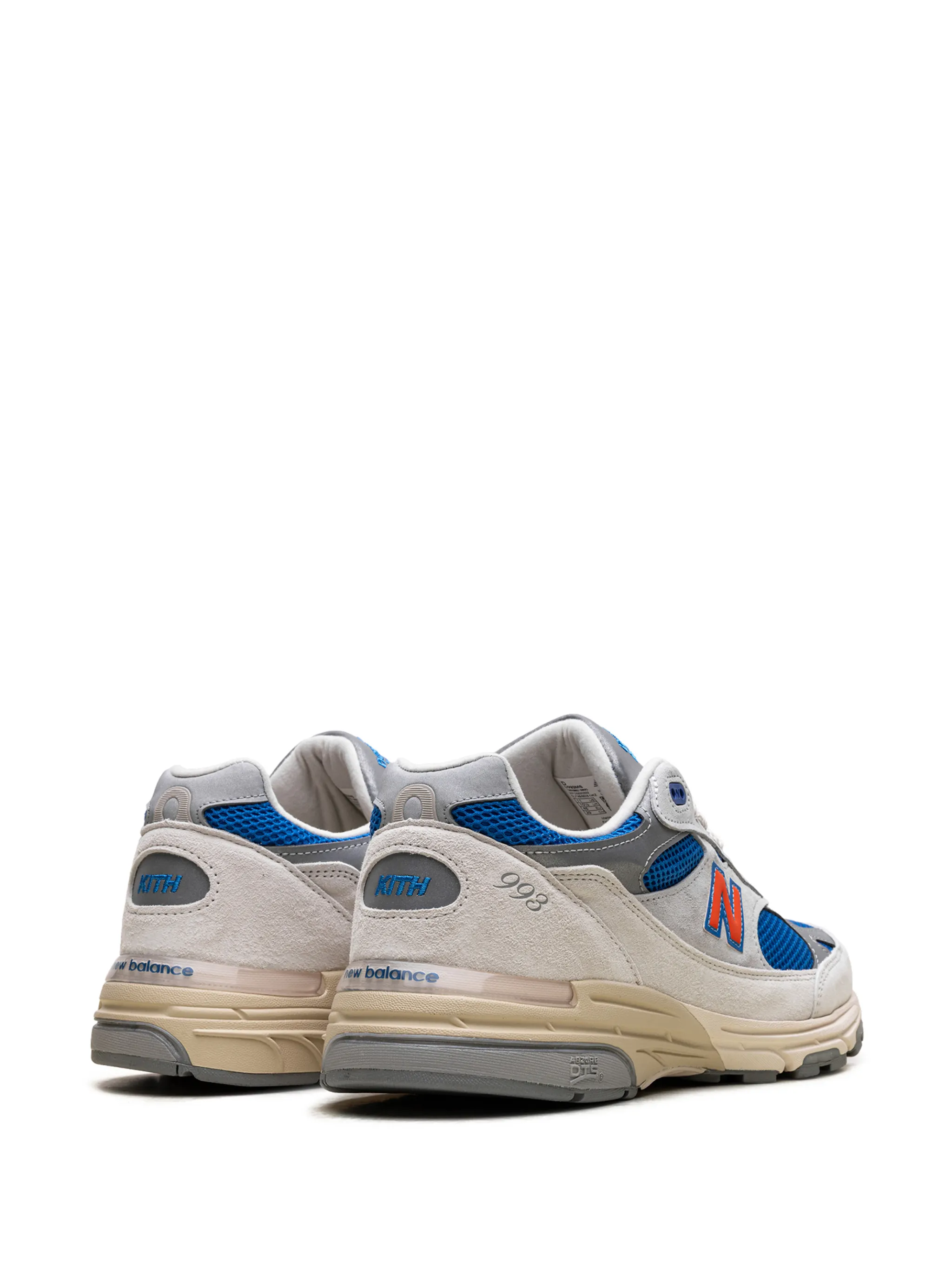Кроссовки 993 Knicks Pack Home из коллаборации с Kith New Balance, серый — фото 4