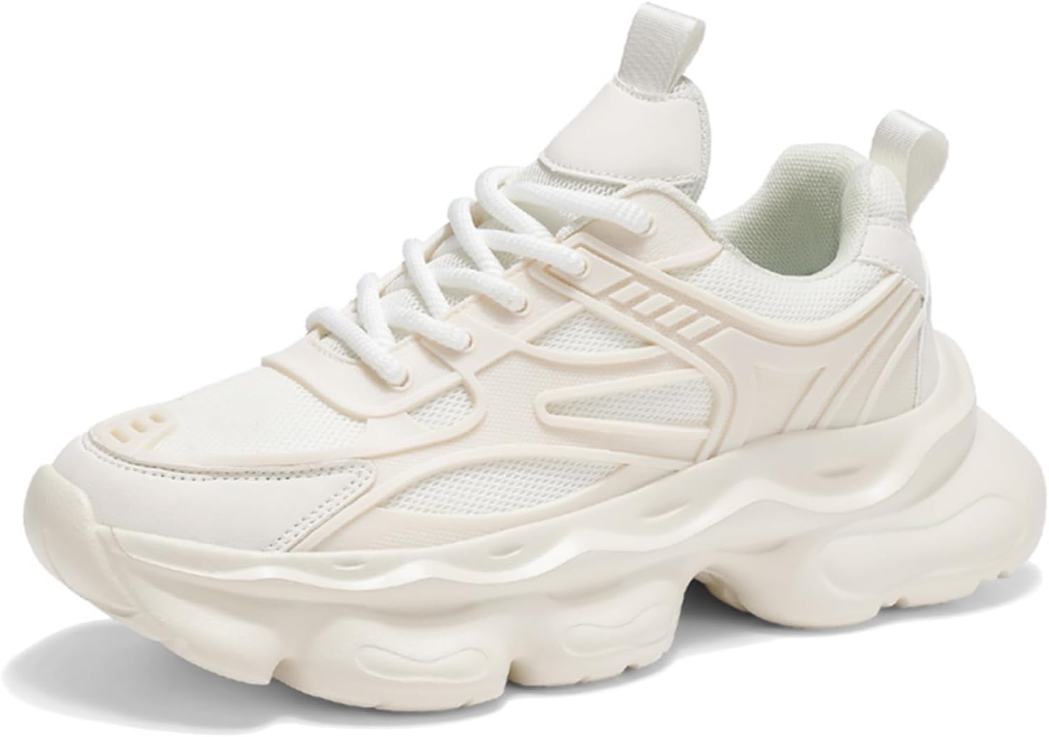 

Дышащие сетчатые кроссовки на массивной платформе с высокой подошвой Netehadi, бежевый