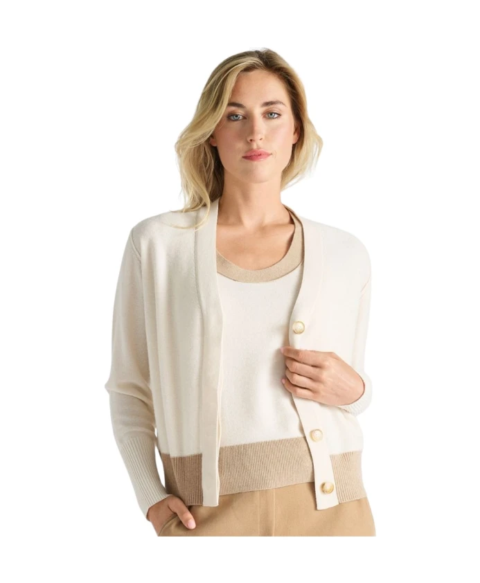 

Роскошный кардиган из шерсти и кашемира Marie Mãro, бежевый