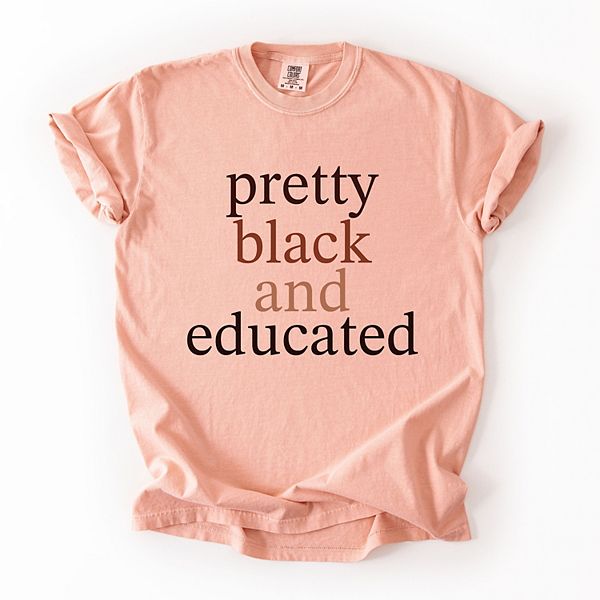 

Футболка женская Pretty black and educated Simply Sage Market, Peachy, Черный, Футболка женская Pretty black and educated Simply Sage Market, Peachy