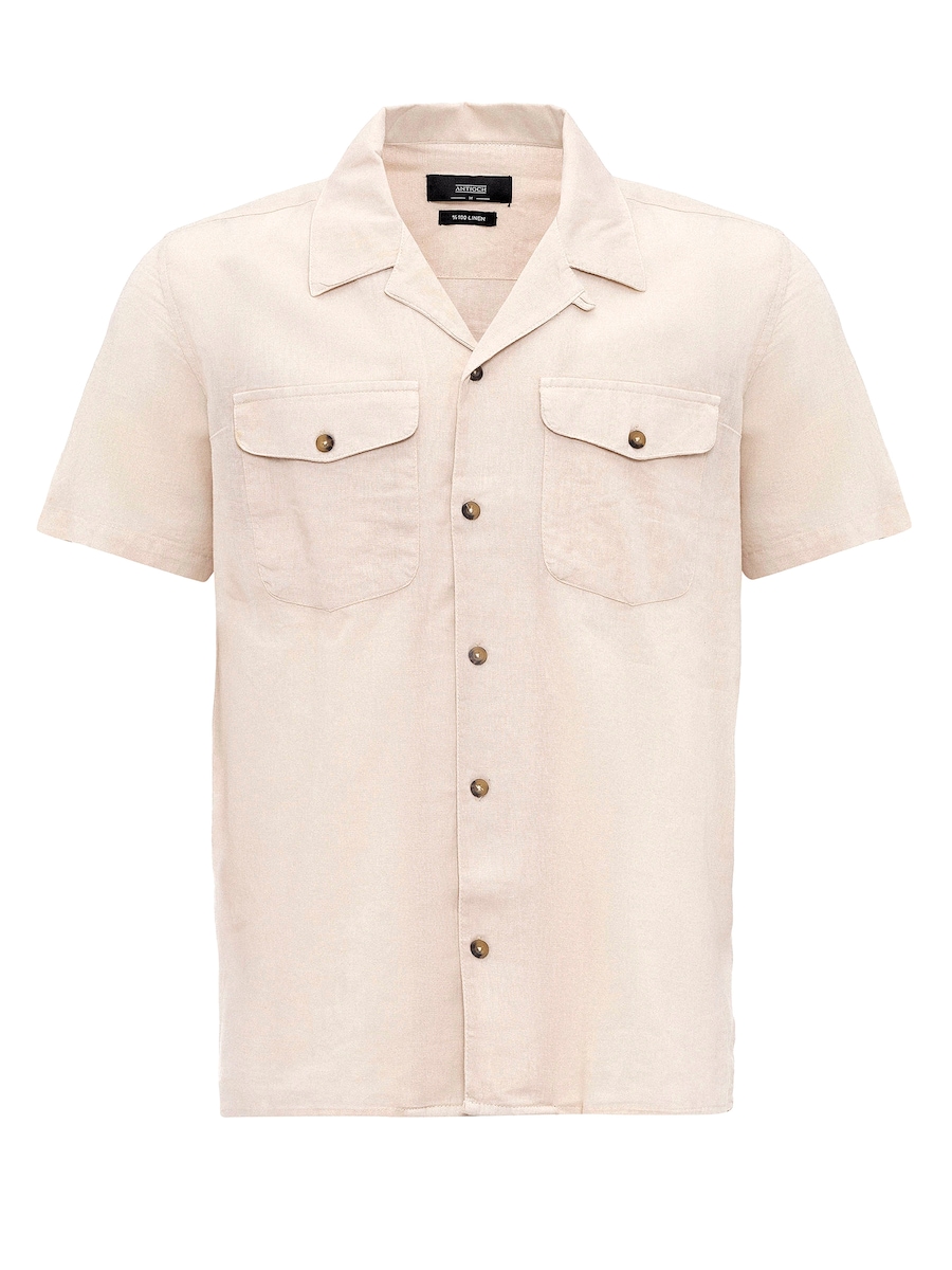 

Рубашка на пуговицах классического кроя Antioch, бежевый