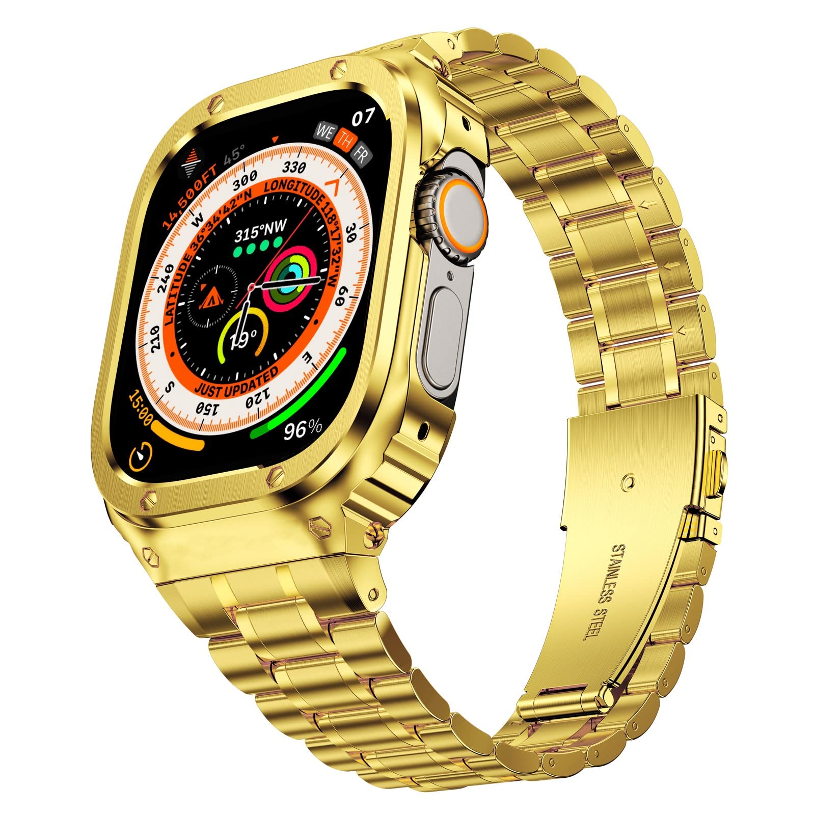 

Ремешок Biaodaige для Apple Watch Ultra, золотой