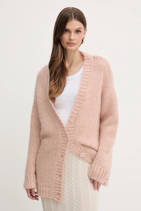 

Кардиган с добавлением шерсти LETSOSA Silvian Heach, оранжевый