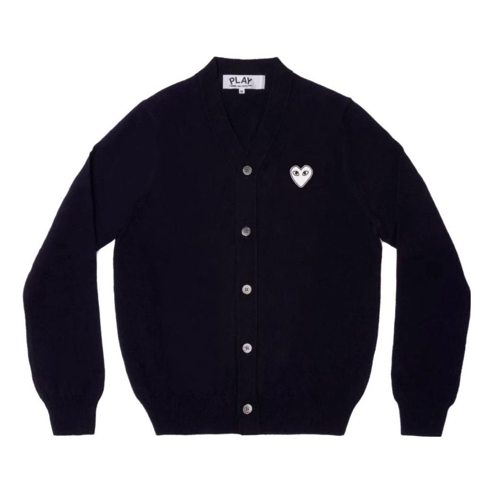 

Кардиган COMME des GARCONS PLAY Cardigan White Emblem 'Navy' AZ-N062-051-2, темно-синий
