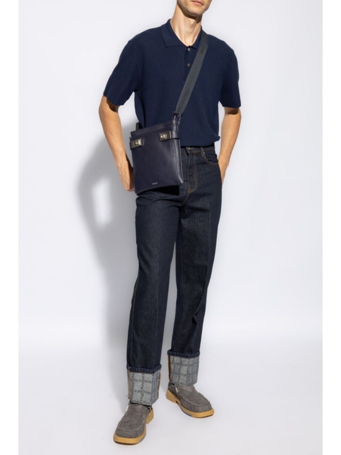 

Jacquemus рубашка поло Le Polo Maille, синий