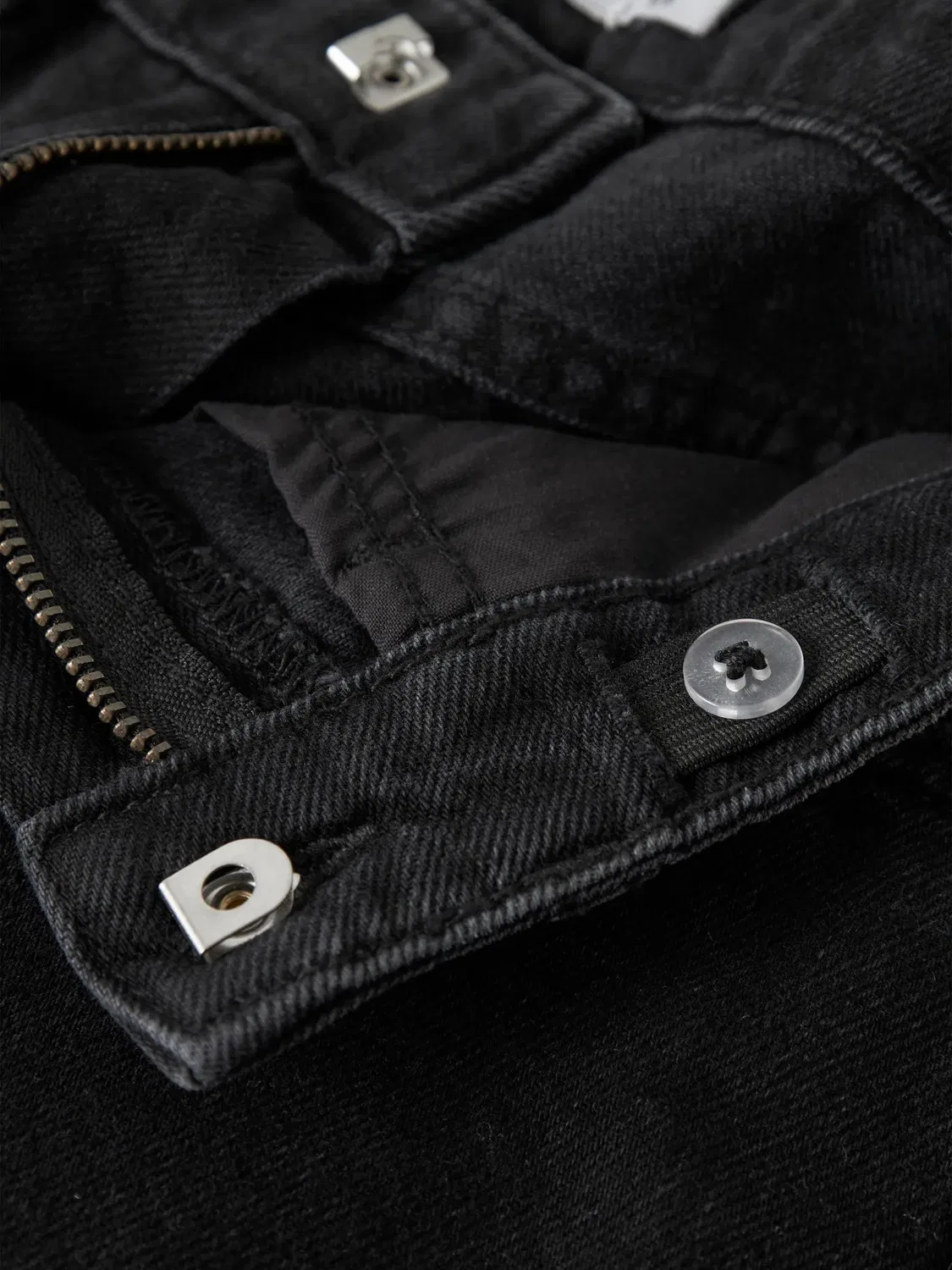 Шорты джинсовые Name it, black denim — фото 4