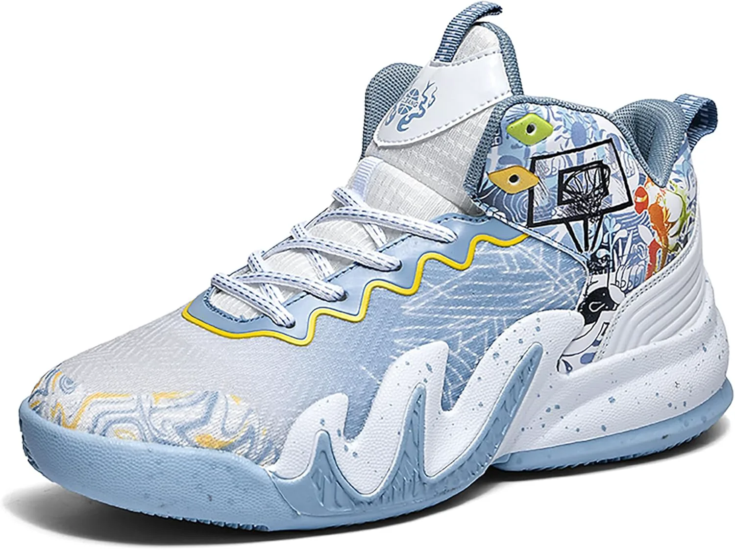 

Кроссовки CJSPORX для мужчин и женщин, баскетбольные, дышащие, мужские, противоскользящие, для улицы, модные, унисекс, синий