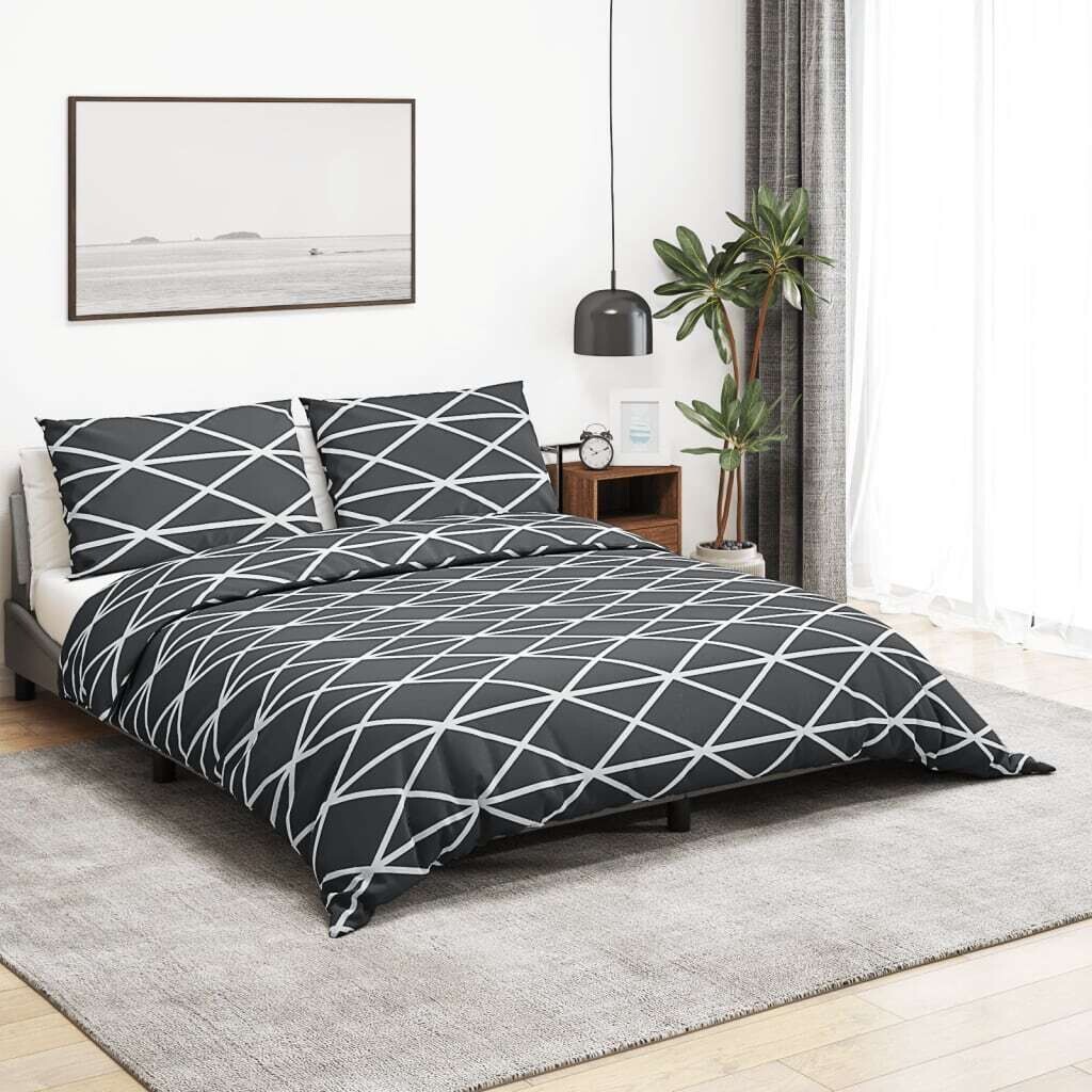 

Комплект постельного белья серый 260х240 см хлопок DKD HOME DECOR