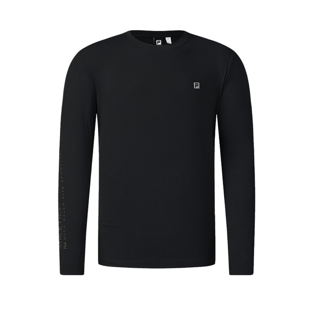 

Футболка для фитнеса мужская pitch black FILA, черный