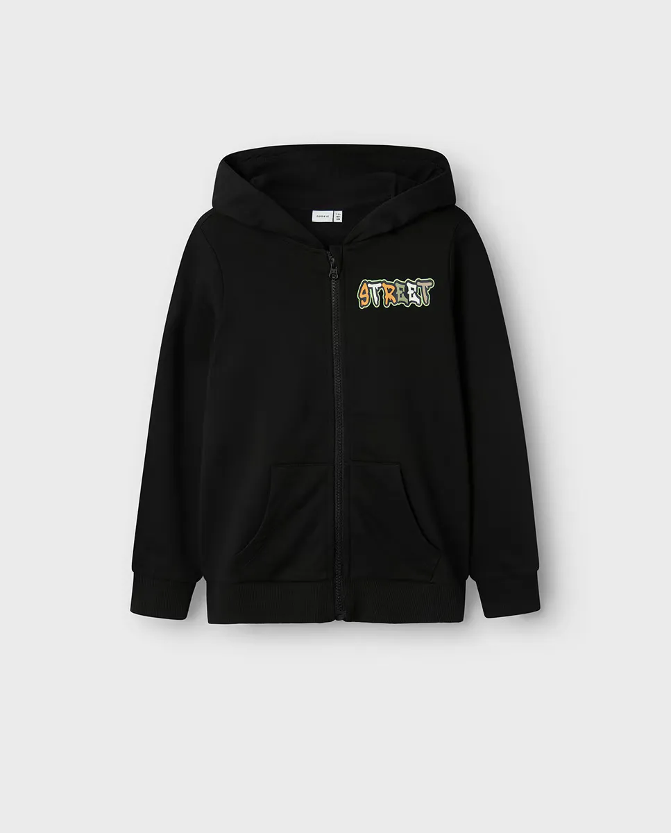 

Толстовка на молнии name it, чёрный