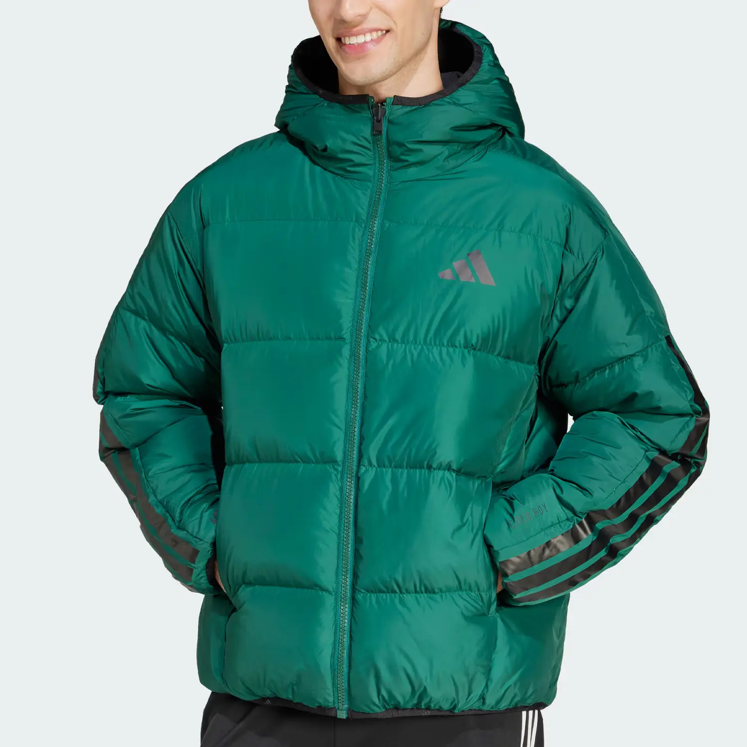 Стеганая куртка Cold.Rdy мужская, лесная зеленый Adidas — фото 2