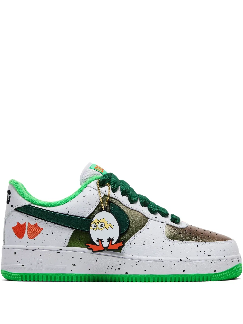 Кроссовки St. Air Force 1 Low Ducks of a Feather Egg or Duck из коллаборации с GOAT Division Nike, белый