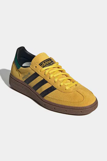 Кроссовки замшевые Handball Spezial Adidas Originals, желтый — фото 2