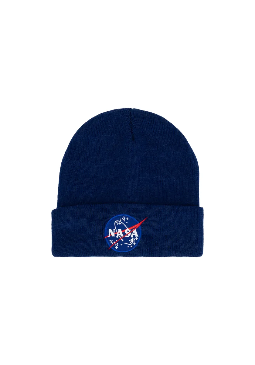 

Лыжная шапка Alpha Industries "Аксессуары Alpha Industries - Головные уборы Nasa Beanie", синий