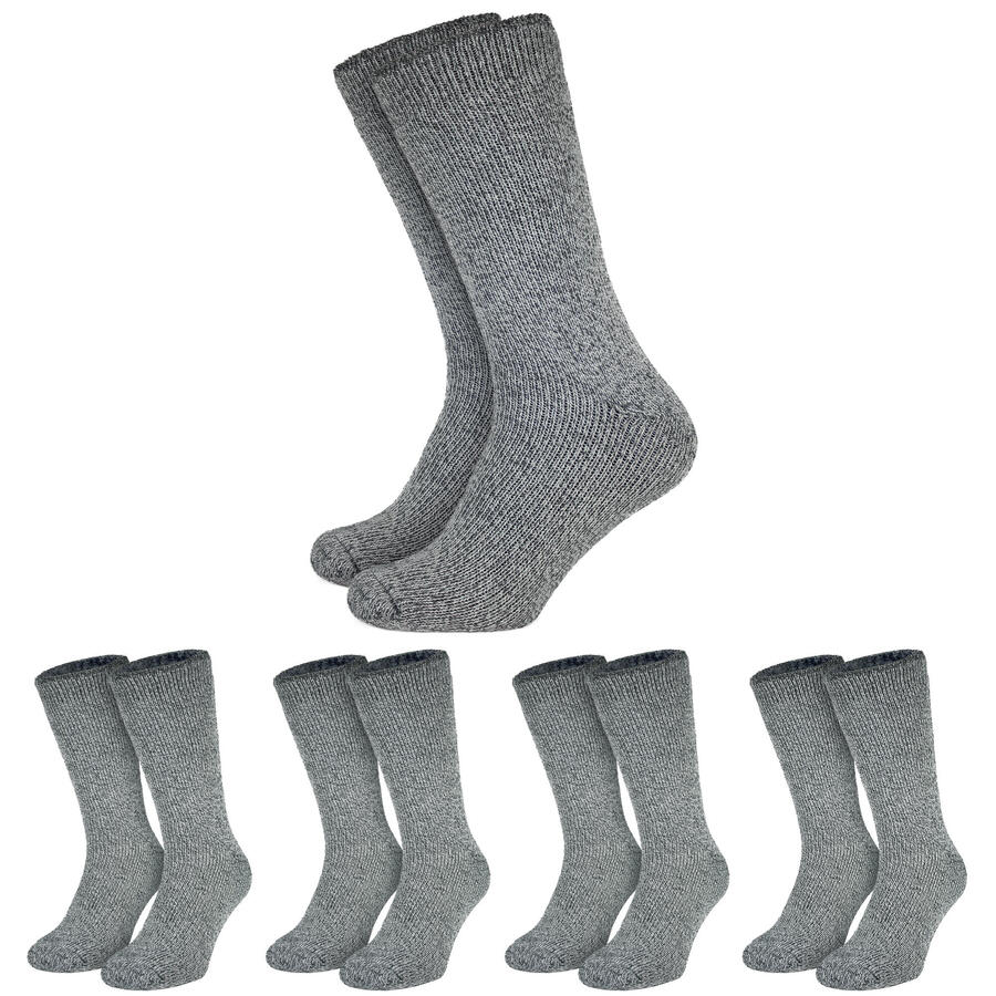 

BLACK SNAKE 4 пары уютных носков | пушистые термоноски | Женские и мужские | Серые