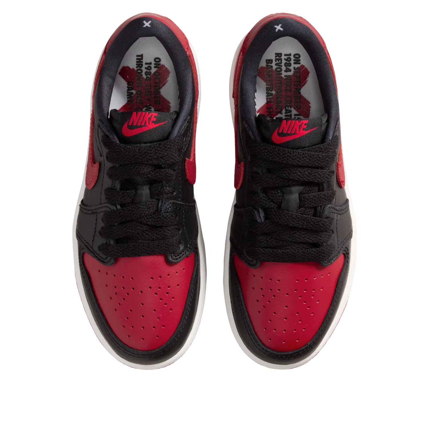 Кроссовки Air Jordan 1 Retro Low OG 'Banned' IW6278-001, черный — фото 3