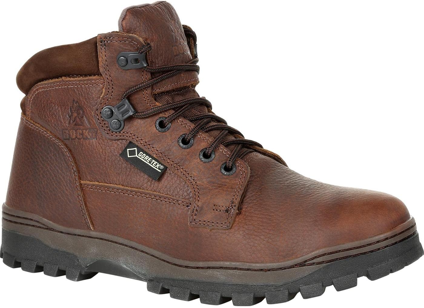 

Мужские походные ботинки Rocky Outback с водонепроницаемой мембраной Gore-Tex и простым носком, коричневый