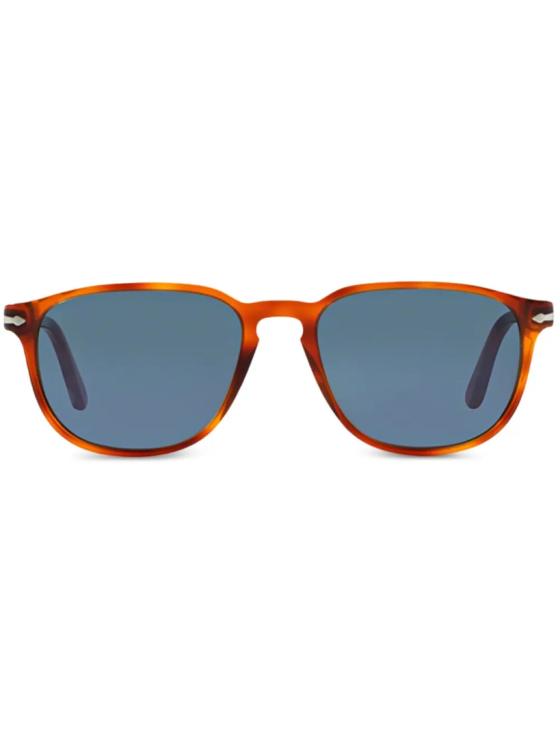 

Persol солнечные очки в квадратной оправе, коричневый